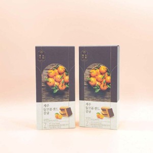 [爱德专属]韩国直邮济州岛特产闲暇零食柑橘口味威化饼干7枚140g