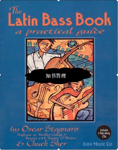 The Latin Bass Book带伴奏拉丁风格贝斯巴西南非古巴爵士低音线