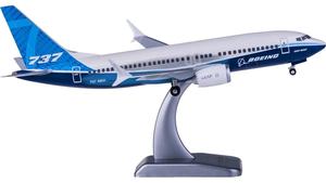 1/200Hogan手工拼装飞机模型 新涂装MAX仿真客机航模 波音737系列