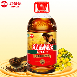 新品红蜻蜓潼南小榨菜籽油5L（升）生态原产地品牌食用油浓香压榨