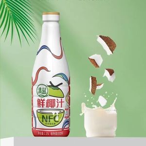 清蓝正品椰汁大瓶1.25升L生榨nfc鲜椰汁椰果肉椰子汁新鲜原味整箱