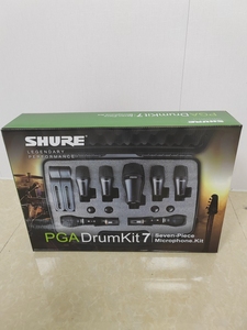Shure/舒尔 PGA58+MVi PGA7件套 鼓麦套装 架子鼓拾音话筒 乐器