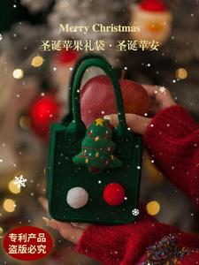 新款西藏包邮平安夜苹果礼盒圣诞节礼物袋儿童糖果袋平安果包装盒