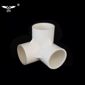 供应PVC立体直角三通立体四通立体五通六通 塑料配件架子给水管件