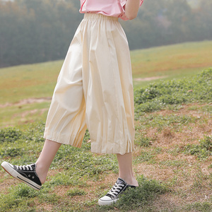 贝蒂女童短袖七分裤套装2024夏季新款洋气夏季儿童大童韩版休闲裤