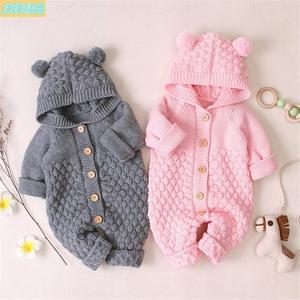 Baby boy girl Clothes New born for Winter Rompers Newborn 新