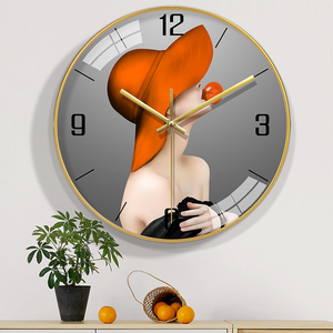 超静音家用钟表挂钟客厅轻奢卧室个性艺术创意时尚装饰新欧式挂钟