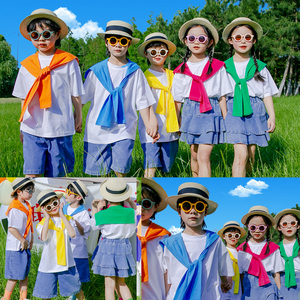 六一儿童合唱演出服小学生运动会服装班服幼儿园亲子装啦啦队表演
