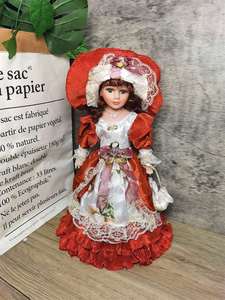 厘米俄罗斯陶瓷洋娃娃家居美屋装饰摆件欧美出口收藏少女心礼物