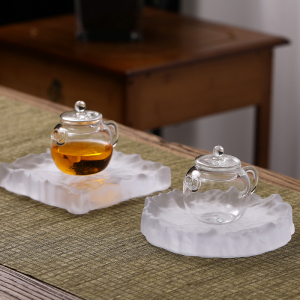 玻璃小壶巨轮珠壶承家用养生泡茶壶耐热带盖壶花茶绿茶壶功夫茶具