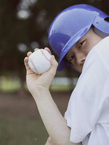 I【运动】棒球训练用球比赛软式发泡弹力实心硬球9号10垒球打
