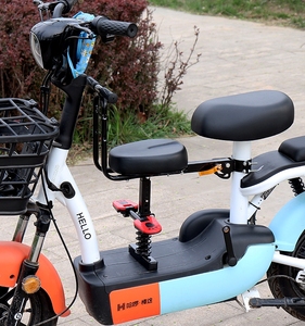 电动车前置前排儿童座椅电自行车单车电瓶车小孩宝宝安全坐椅坐凳