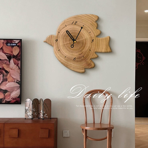张小画中古风创意飞鸟钟表挂钟客厅家用墙艺术时钟现代简约时尚钟