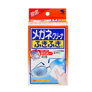 小林制药（KOBAYASHI）眼镜清洁手机屏镜头清洁布湿巾擦镜纸40枚