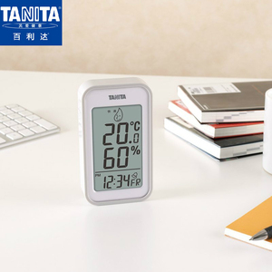 日本TANITA百利达电子温湿度计家用室内高精度温度表婴儿房温度计
