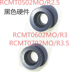 数控刀片圆弧R3 R2.5 R3.5黑色RCMT0602MO加工钢件不锈钢耐磨圆刀