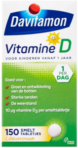 【欧洲直邮】荷兰Davitamon宝宝维生素D3片剂