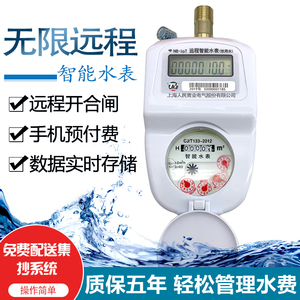 上海人民青业水表华立正泰德力西远程控制4分6分全铜高灵敏防水表