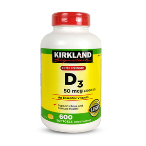 现货美国原装 Kirkland  VD3维生素D/D3 2000IU*600粒胶囊