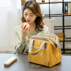 保温手提袋包包2022新款女包便当包学生上班族饭盒袋妈咪包托特包