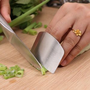 不锈钢护手器厨房小工具手指卫士不伤手可调节切菜护指器防切板盾