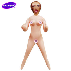新款成人性画皮口交玩偶充气印刷头娃娃自慰用品充气娃娃PVC