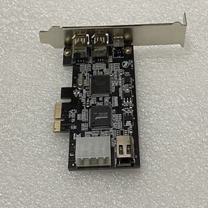 PCI-E 转1394A 卡高清DV摄像机视频采集卡火线声卡连接卡TI芯片