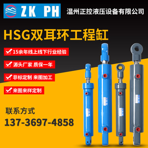 厂家定制HSG焊接工程缸  单双向非标液压缸 工程机械液压油缸定制