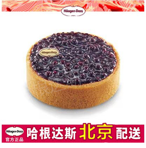 北京市哈根达斯冰淇淋生日蛋糕店 配送货专人同城速递蓝莓芝士