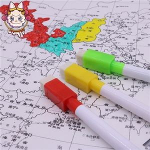 旅行足迹地图记录中国标记打卡网红全国纪念手绘diy涂色填色装饰