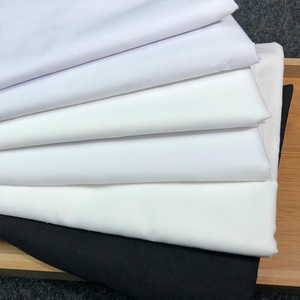 的确良布料涤棉衬衫沙发纯色白色面料里布涤纶手工布床单薄凉白布
