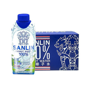 泰国原装进口三麟天然椰子水NFC果汁饮料330ml*6椰汁