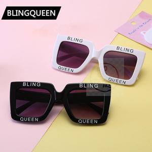 ~Fashion children's color film box sunglasses blinbqueen ten