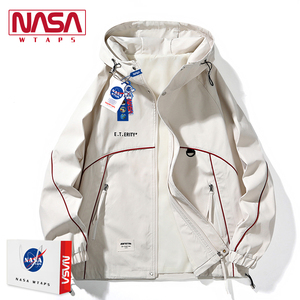 NASA WTAPS旗舰店美式机能冲锋衣夹克男春秋青少年潮牌登山服外套