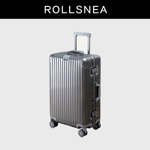 新款全铝镁合金拉杆箱结实大容量行李箱金属登机旅行箱男女密码箱