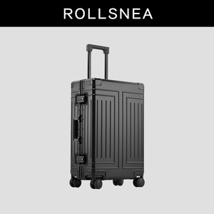 2023新款高颜值铝镁合金金属包角行李箱顺滑万向轮拉杆密码旅行箱