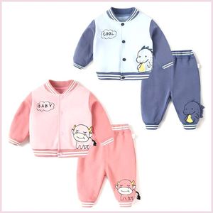 宝宝套装韩系春秋运动童装幼儿春季洋气两件套0一岁婴儿衣服小童