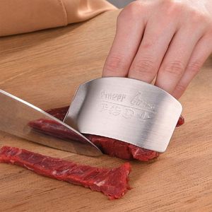 切肉护指套防切手神器不锈钢护指器切菜护手器保护手指套卫士厨房