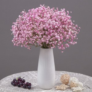 适合客厅放的干花永久花干花花束小束餐桌上放的装饰花满天星风干