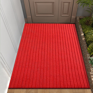 条纹入户家用门口地垫防滑吸水厨房阳台走廊整铺地毯地垫加厚垫子