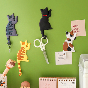 猫咪冰箱贴磁贴挂钩吸铁石创意家用装饰贴卡通可爱小猫强力磁铁贴