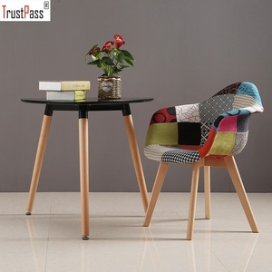 伊姆斯百家布设计师餐椅 北欧懒人靠背餐桌餐椅 欧式创意沙发椅