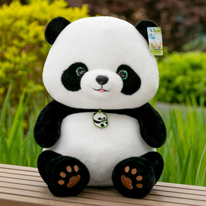 正版熊猫玩偶仿真公仔大熊猫毛绒玩具成都纪念品儿童节礼物送男女