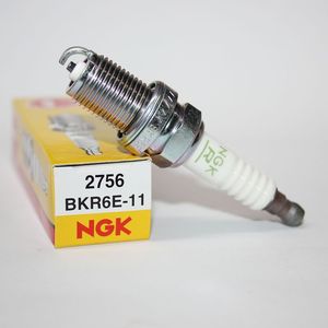 NGK 2756火花塞BKR6E-11适配飞度凯越乐风天语比亚迪F3G3捷达小方