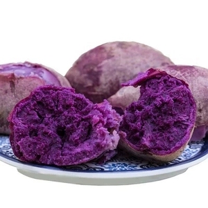 迷你紫薯新鲜拇指大粉糯香甜小个头五斤装一两迷你大小蒸煮紫心