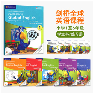 剑桥国际少儿英语课程第一版Cambridge Global English Learner's Book/Activity Book 1/2/3/4/5/6级 英文原版进口图书小学生教材