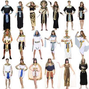 年会化妆舞会演出服装 成人男女cos埃及艳后古埃及法老国王衣服