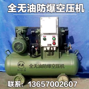 无油防爆空压机防爆等级ExdIIBT4和ct4气泵空气压缩机矿山冷干机