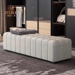 IVLISA 法国衣帽间沙发长凳轻奢门口储物换鞋凳可收纳床榻床尾凳
