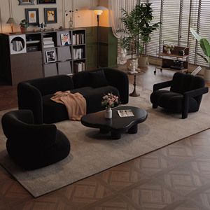 SYLVIA法式复古休闲沙发现代简约小户型客厅店铺休息区接待网红款